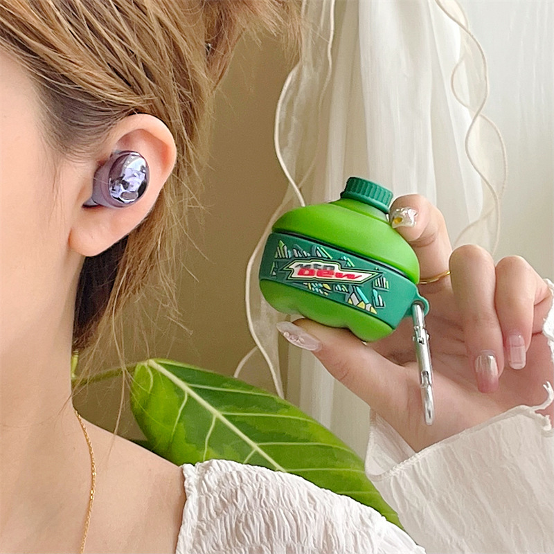 For Samsung buds2pro Wireless Bluetooth Headset Protective Case Stereo Silicone Beverage Bottle budslive Soft