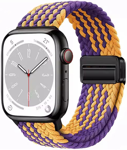 Apple iwatchS9876 時計ストラップ織り磁気バックル時計ストラップ ApplewatchS10 男性と女性の通気性に適しています。|undefined