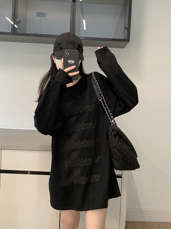 跨境爆款WE11立体印花小熊休闲宽松情侣T恤男女同款卫衣外贸批发|undefined