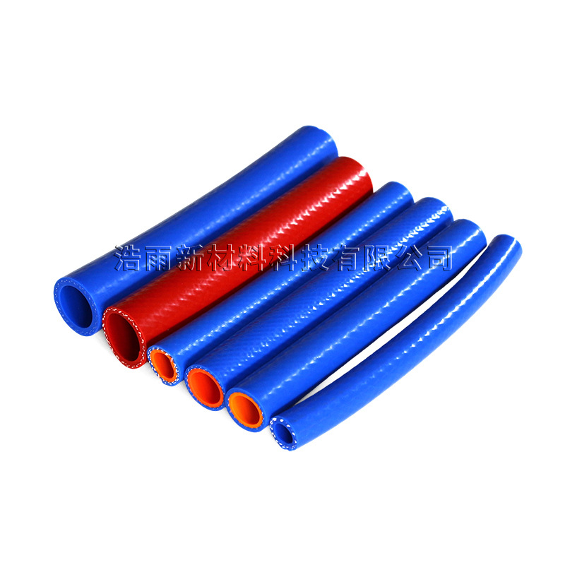 汽车硅胶管加线管暖风管双层棉线编织增压暖风管加厚耐高温发动机