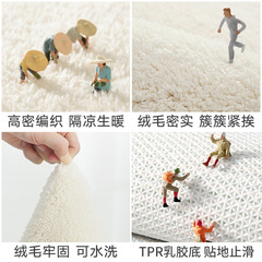 New lamb velvet bedroom bedside carpet home simple living room room foot mat long tatami floor mat