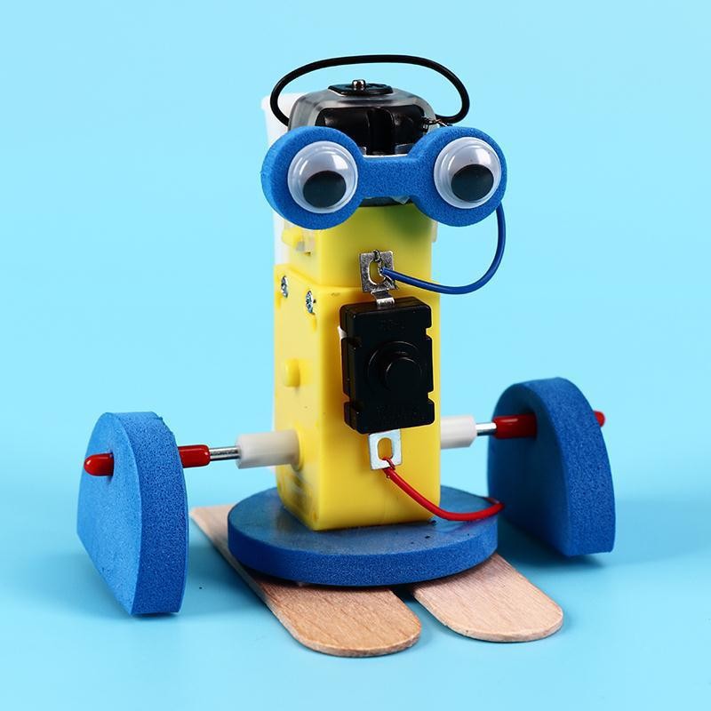 DIY Walking Robot Technology Small Production Toys Primary School Students Educational Handmade Invention Material Package Wholesale