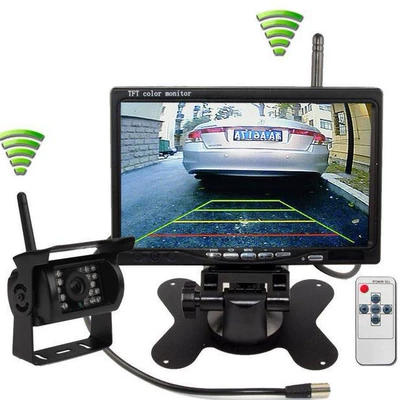 7inch Wireless Car Display 2.4g Wireless Receiver Display Hd Night Vision Monitor (Car display)