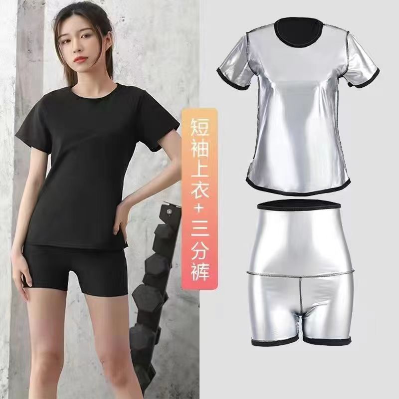 Traje de sauna, pantalones deportivos para mujer, pantalones deportivos de cintura alta, talla grande, moldeadores de cuerpo, fitness, quemagrasas