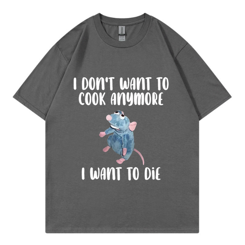 Dessin animé souris hommes coton à manches courtes Couple costume ample polyvalent ins mode T-shirt hommes été demi manches_voghion.com