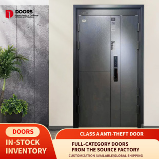 Diers 10cm Standard Grade a Anti-Theft Door Factory Direct Sale Environmentally Friendly Security Fire Door Silent Entry