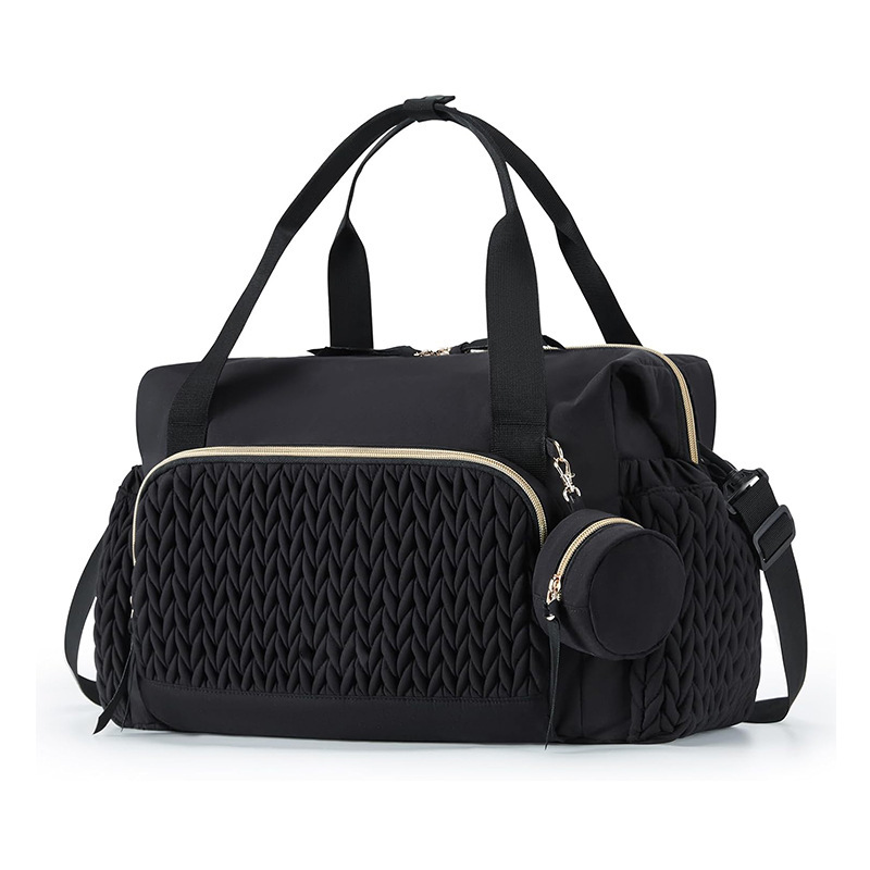Amazon nueva bolsa de pañales bolsa de mano bolsa de pañales de viaje de gran capacidad bolsa de hospital de parto caja de tetas de expansión