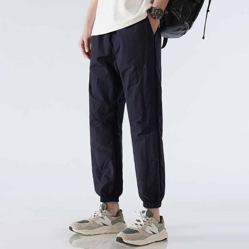 Pantalones Tobilleros Casuales para Hombre, Nylon, Secado Rápido, Transpirable, para Verano