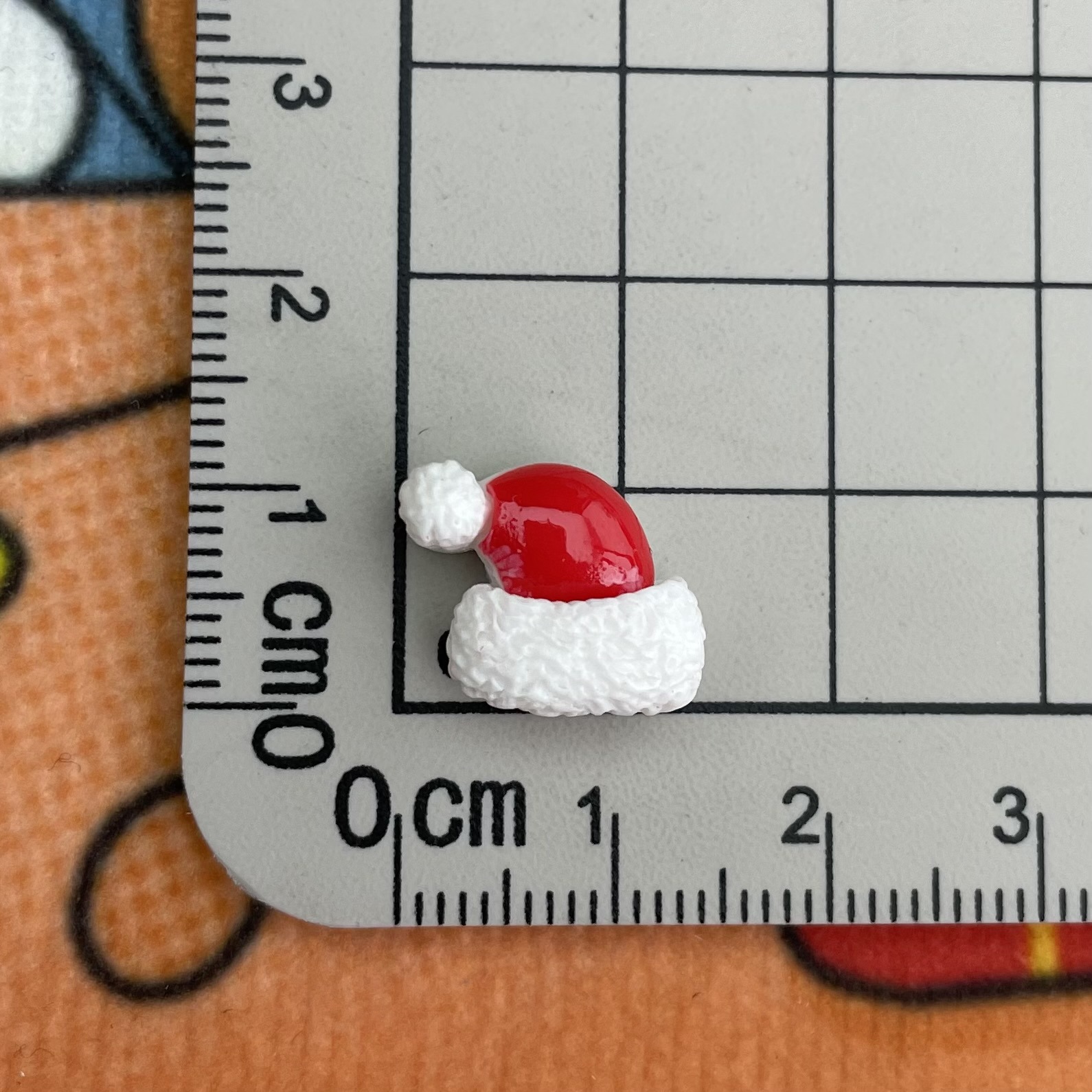 Mini crema pegamento borde a juego Navidad superficie brillante tamaño pequeño resina accesorios bolsa de regalo árbol de Navidad joyería de uñas