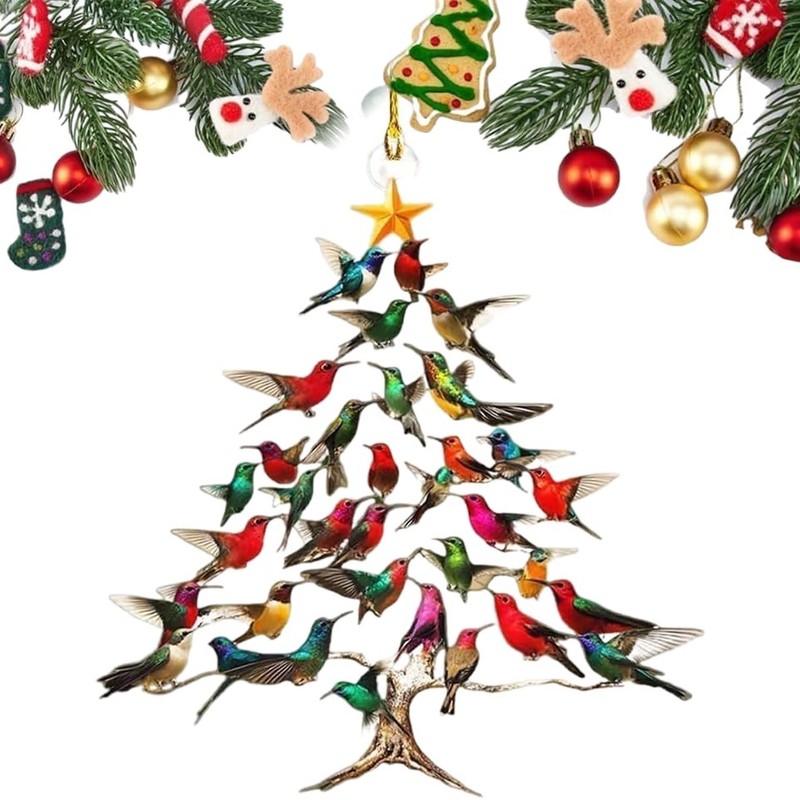 2025蜂鸟圣诞节圣诞树挂件装饰品Hummingbird Christmas Ornament|undefined
