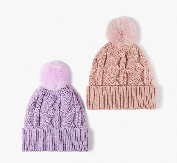 Men's winter knitted with thick velvet for warmth, running and hiking women's woolen hat, brimless hat_voghion.com