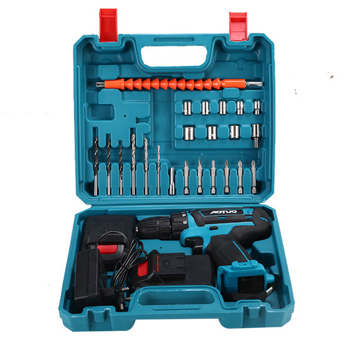 Cross-border new rechargeable drill, lithium electric drill, 28V electric screwdriver, electric tool hand drill package