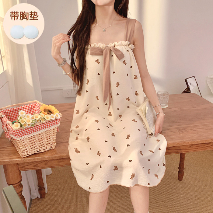 Verano burbuja arrugado pijama de banda ancha mujer sensación delgada pijama hombre pequeño ins viento fresco ropa de hogar estudiantil