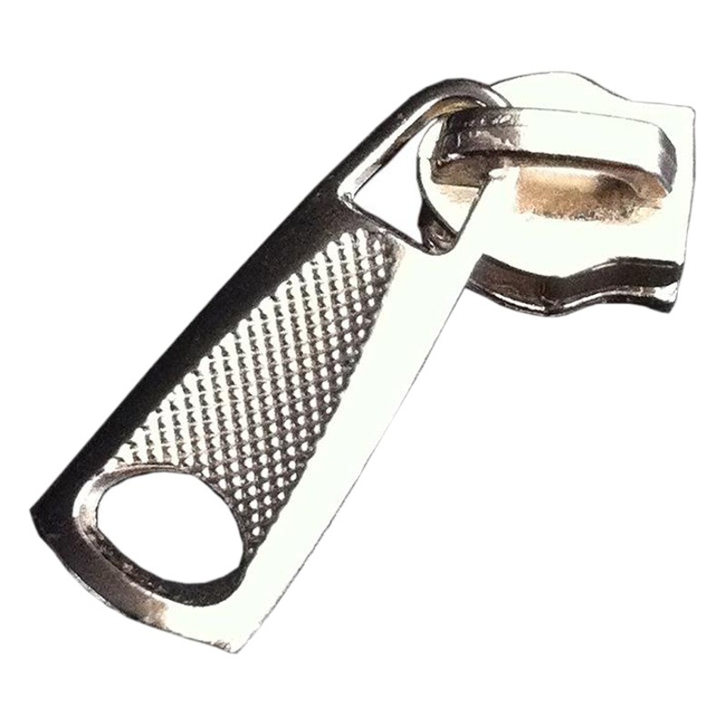 Supply No. 5 slider metal zinc alloy zipper head No. 5 luggage slider pull tab manufacturers wholesale pull