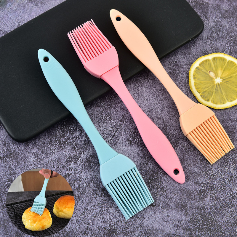 Silicone Oil Brush Split Barbecue Brush Household High Temperature Baking Tool High Temperature Resistant Seasoning Brush Pancake Brush Oil Brush