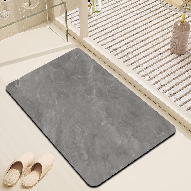 Bathroom Absorbent Mat Diatom Mud Mat Toilet Toilet Toilet Door Mat Anti-Slip Mat Household Drain Mat