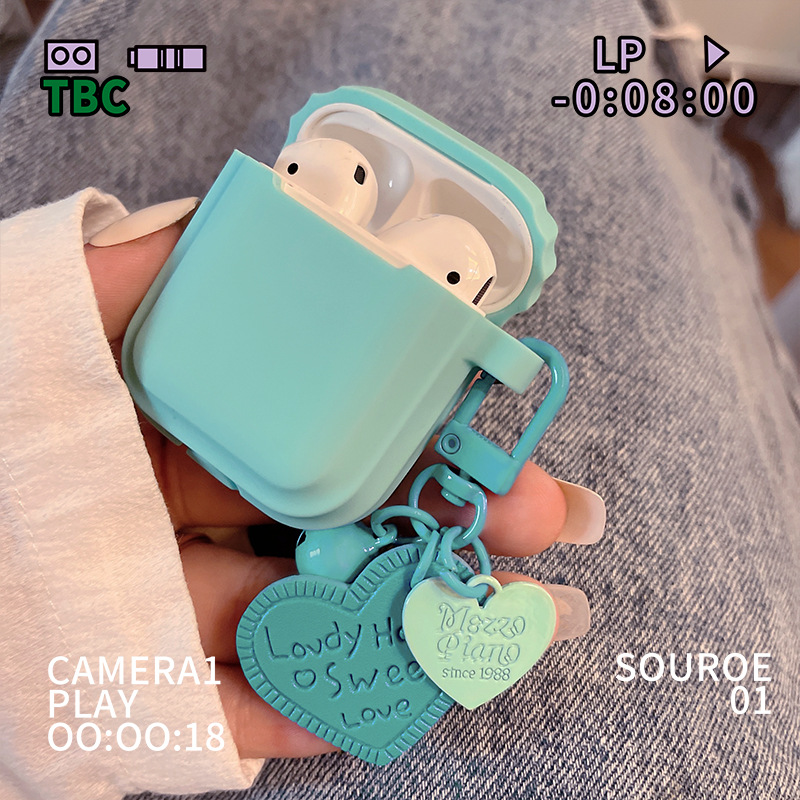 Tpu Solid Color Simple Style Classic Style Earphone Sleeves Phone Accessories display picture 1