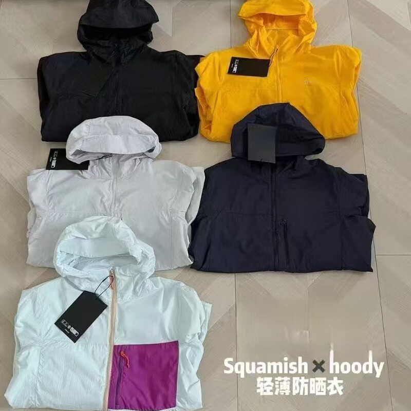 Squamish Hoody Is a Unisex Outdoor Sun Protection Jacket, Lightweight and Breathable Hooded Casual Wind Shell Skin Jacket