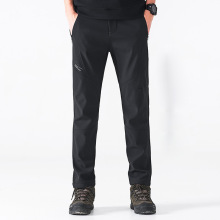 冲锋裤男加绒加厚防风防水裤子女士户外运动秋冬季软壳防雨登山裤