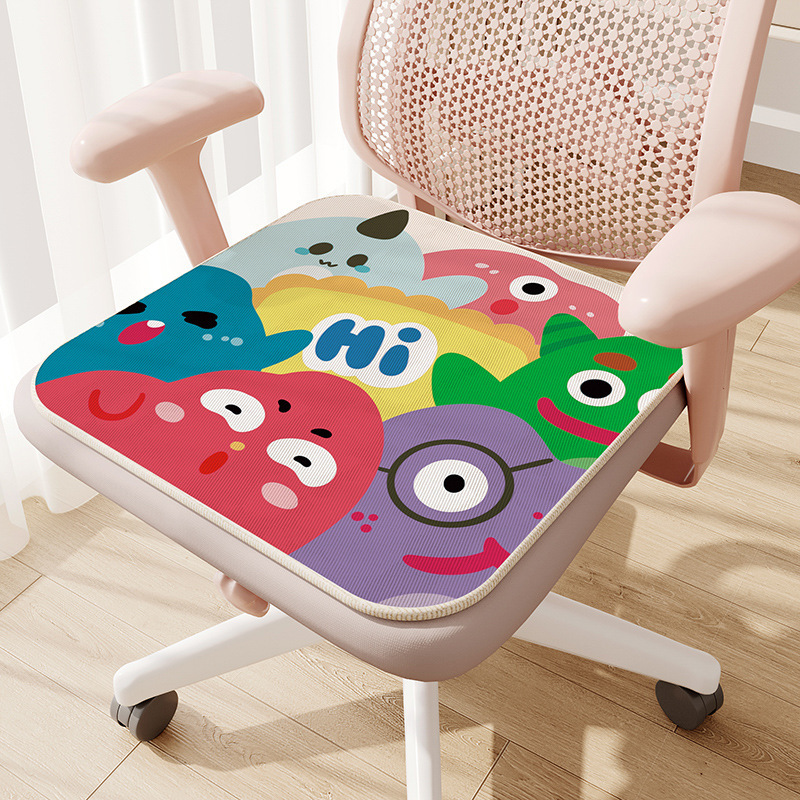 Cartoon Cute Summer Four-Season Cushion Cooling Cushion Home Office Seat Cushion Easy to Wash and Easy to Clean Drop Shipping