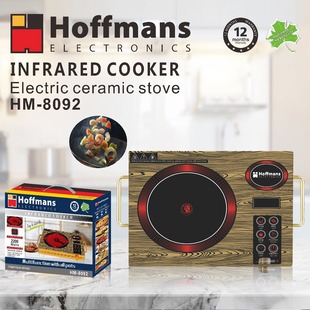 Hoffmans 8092 Infrared Cooker Electric Ceramic Stove 8Pcs/Ctn