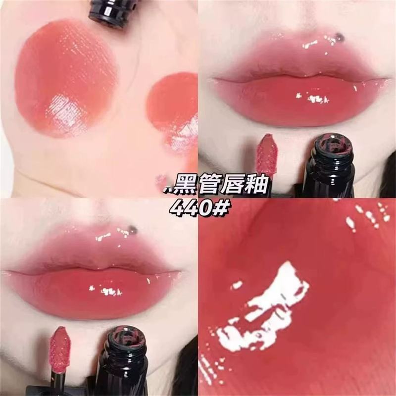 美妆大牌口红圣罗爱心浮雕唇釉限定黑管416/403/610/5.5ml礼盒装|undefined