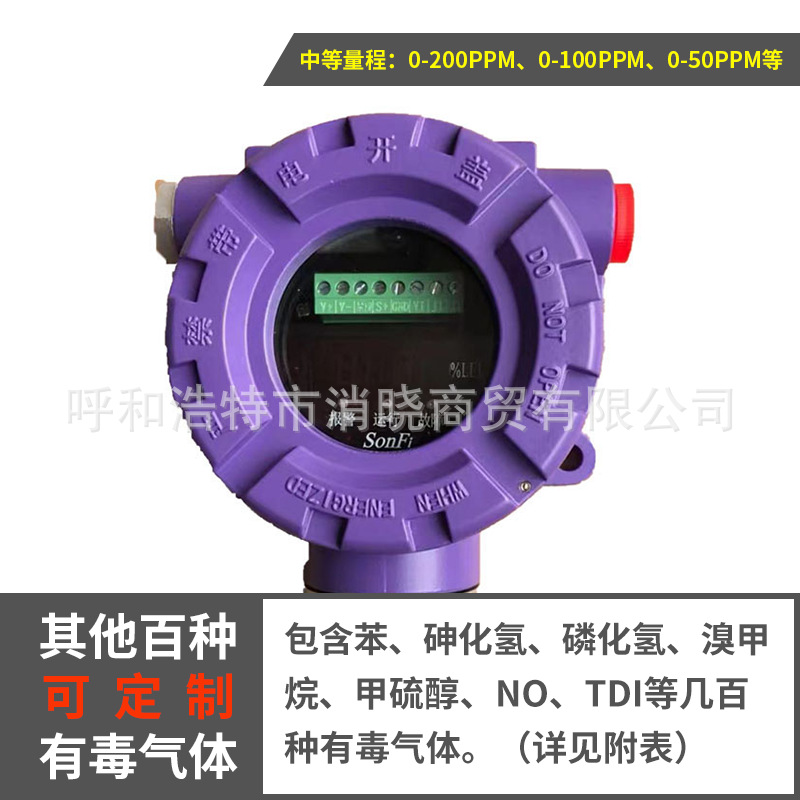 费加罗防爆型其他百种有毒气体探测器（中等量程）GTQ-SF6200A|ru