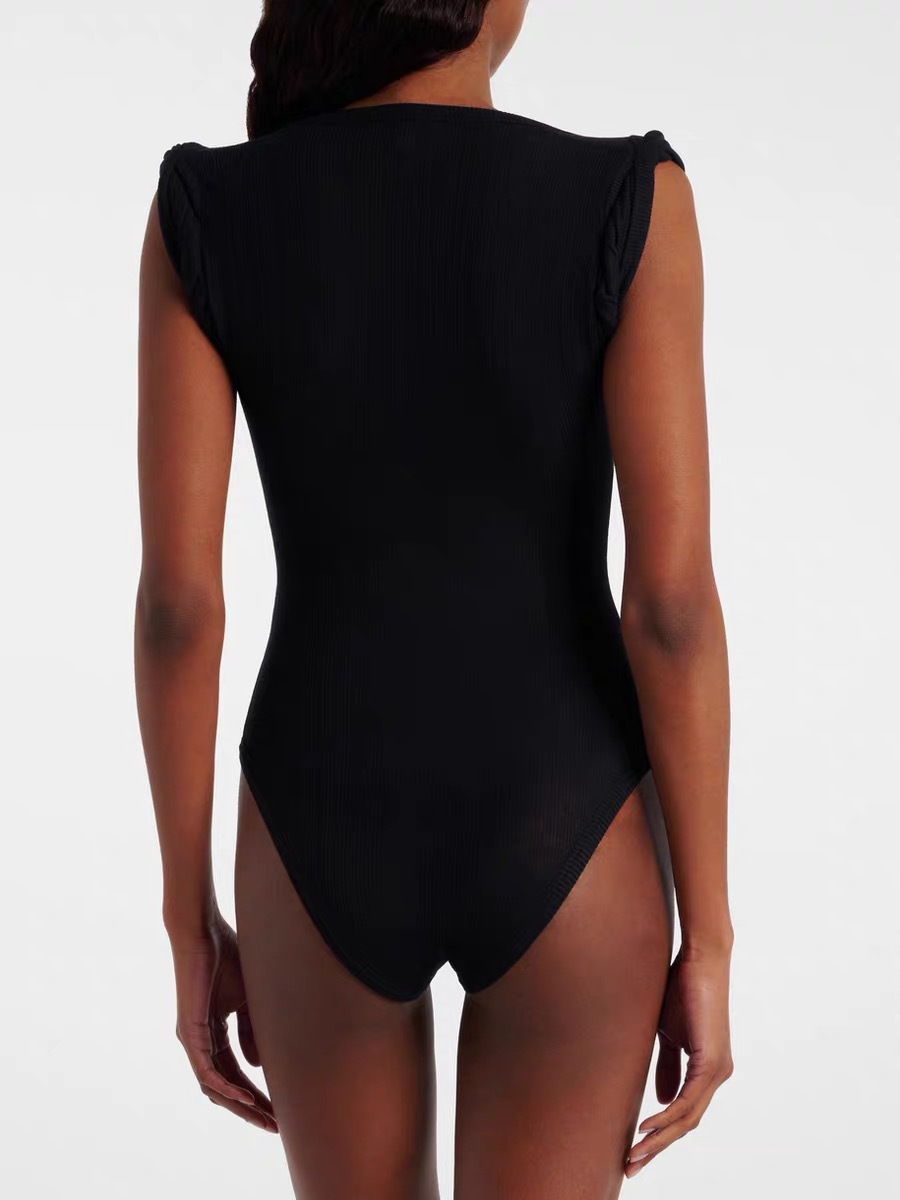 2026ss nueva mujer hombro botón hilo nicho de diseño chaleco delgado chaleco superior