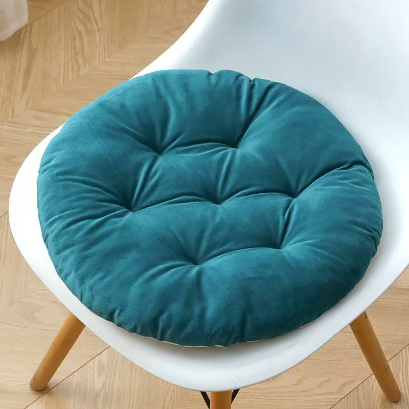 Хлопковая подушка сиденья толстая плюшевая осень-зима теплая круглая задница коврик в классе офис сидячий плюшевый стул коврик