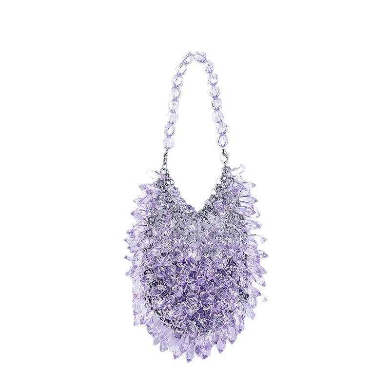 Elegante Handgefertigte Acrylperlen Abendtasche Für Damen Chic_voghion.com