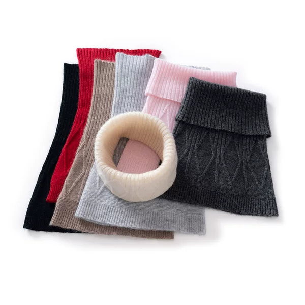 2026 Autumn/Winter Cashmere Neck Warmer for Men and Women, Warm and Cold-Proof, Neck Protector, Knitted Neck Warmer, Versatile Fake Collar