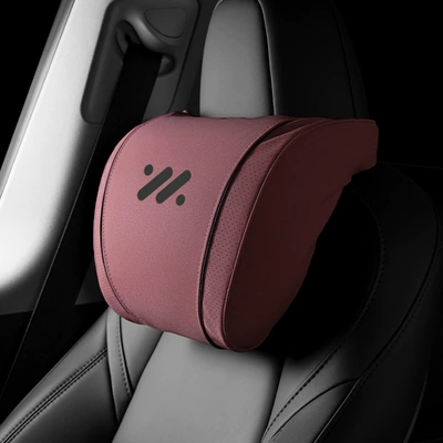 Lumbar Support Ls7 Car Neck Pillow – Waist support - type-k-volcano-red-zhiji-headrest-set