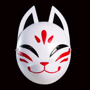Deluxe Thickened Resin Original God Cherry Blossom Mask Large Pulling Flower COS Aya Hua Prom Party Fox Halloween Mask