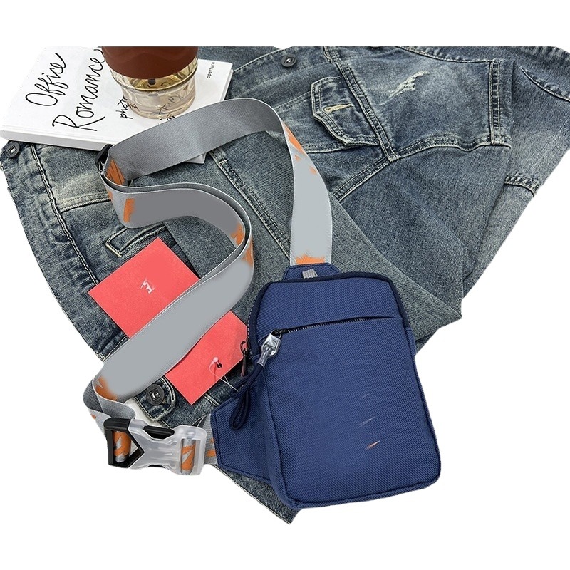 Summer New Travel Crossbody Bag Outdoor Sports Nylon Men's Waist Bag Fashion All-match Letter Chest Bag for Women