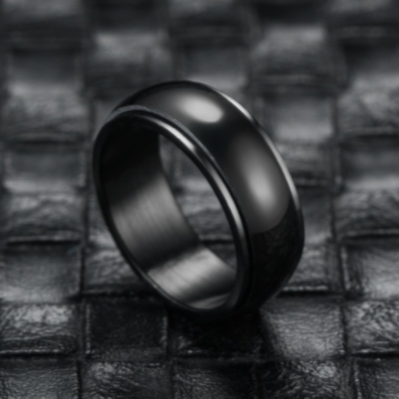 Wholesale New Style Titanium Steel Brushed Rotating Ring Nihaojewelry display picture 3