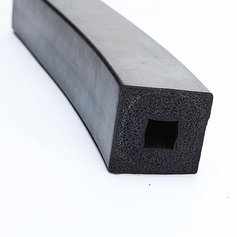 渣土车自卸车后门密封条拉土车泥头车后盖防漏发泡海绵橡胶条