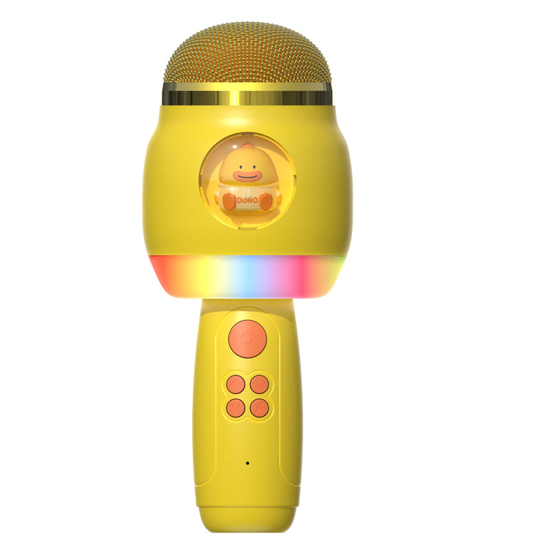 Máquina de karaoke doméstica con micrófono y altavoz integrados para niños, altavoz KTV inalámbrico con Bluetooth para TV y teléfono para que todos cante