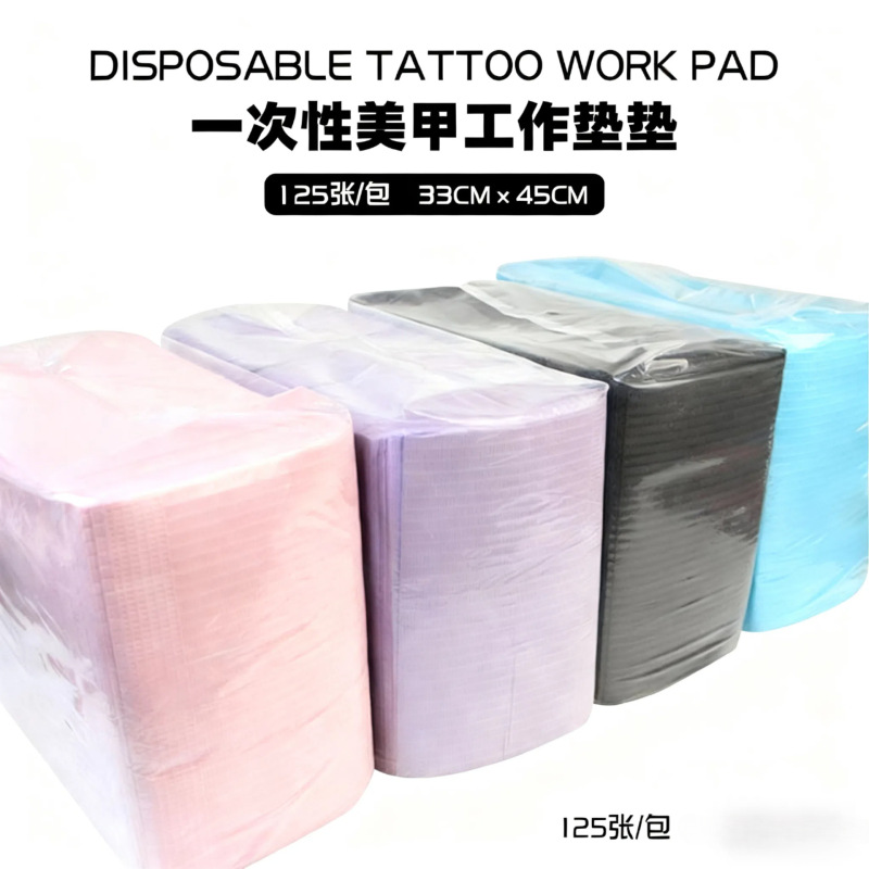 Japanese-Style Nail Salon Disposable Table Mat Paper Towel Dustproof Waterproof Tattoo Cleaning Pad Mat Trendy Pad Cloth Japanese-Style Nail Salon Disposable Table Mat Paper Towel Dustproof Waterproof Tattoo Cleaning Pad Mat Trendy Pad Cloth