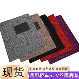 Car Wire Loop Floor Mat Single Piece for Driver's Seat, Single Piece for Passenger Seat, Rear Seat Carpet-Style Universal Car Mat, Special Floor Mat