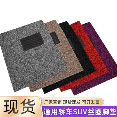Car Wire Loop Floor Mat Single Piece for Driver's Seat, Single Piece for Passenger Seat, Rear Seat Carpet-Style Universal Car Mat, Special Floor Mat (Universal Foot Pad)