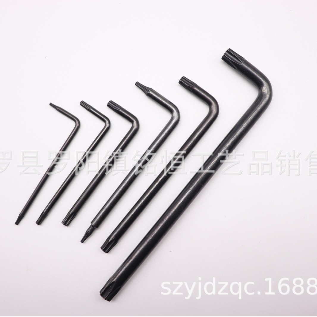 批发公制T4-T50L型带孔梅花防盗扳手星型扳手空心双头扳手碟刹