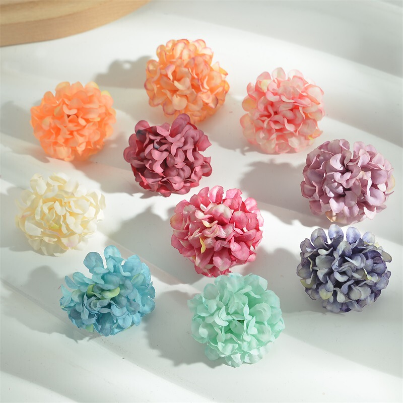 E 4cm Hydrangea Artificial Flower Heads DIY Clothing Slippers Flower Wall Hairpin Flower Bachelor's Hat Accessories Decorative Flower Batch E 4cm Hydrangea Artificial Flower Heads DIY Clothing Slippers Flower Wall Hairpin Flower Bachelor's Hat Accessories Decorative Flower Batch