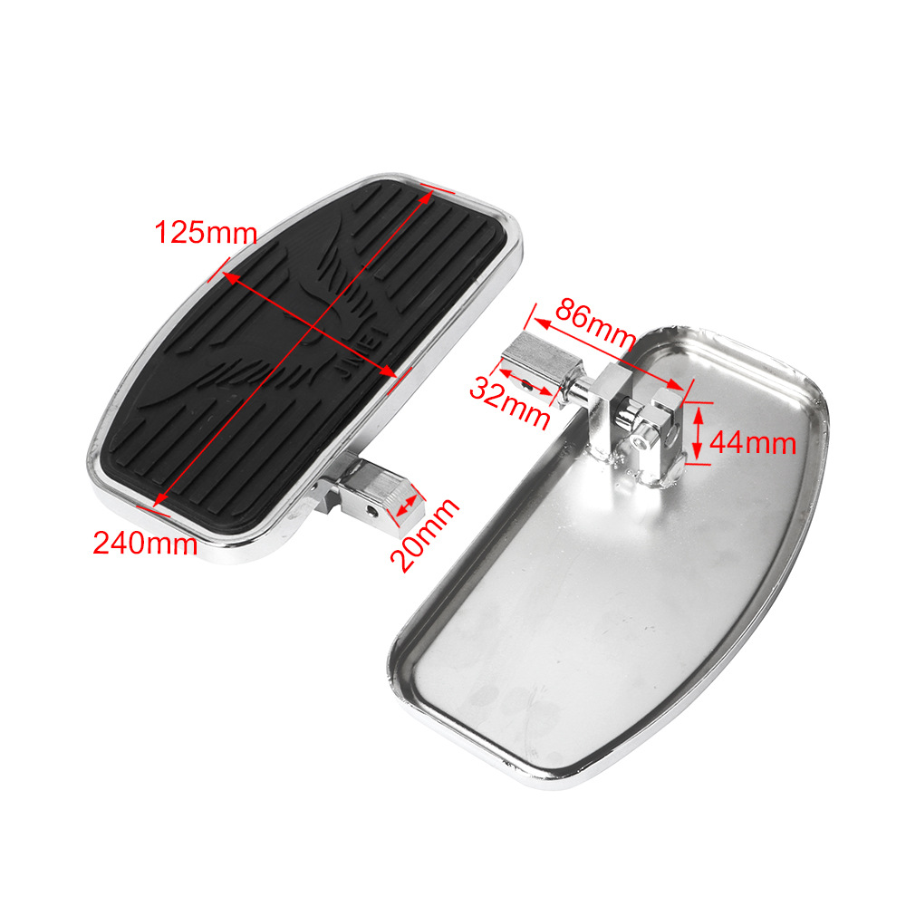 Motorcycle Accessories Suitable for This t Universal Modified Front and Rear Eagle Large Pedals Rest Pedals Foot Pedals