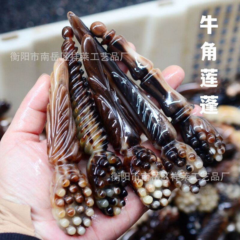 白ヤクの角蓮蓬経絡ブラシ顔の目の顔の美容点穴棒マッサージの筋肉棒は全身通用します。|undefined