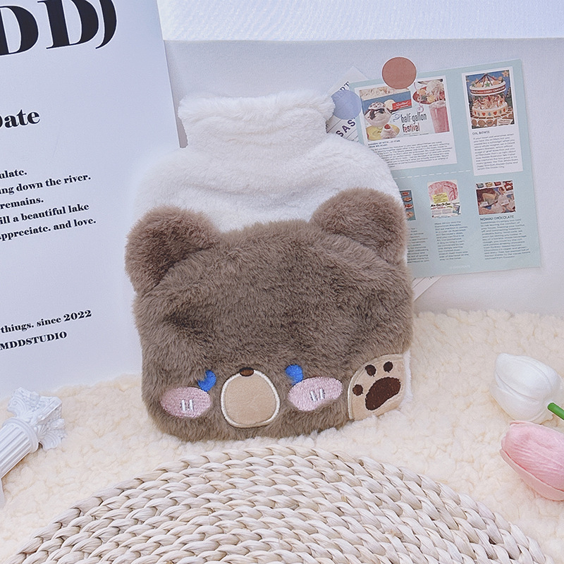 夢禾アニメ動物充水湯たんぽ厚いpvc内胆学生秋冬かわいい保温湯たんぽ卸売り|undefined