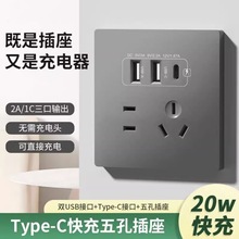 ���H늹�86��20W���USB�����_�P��堝���֙C���Type-c�������