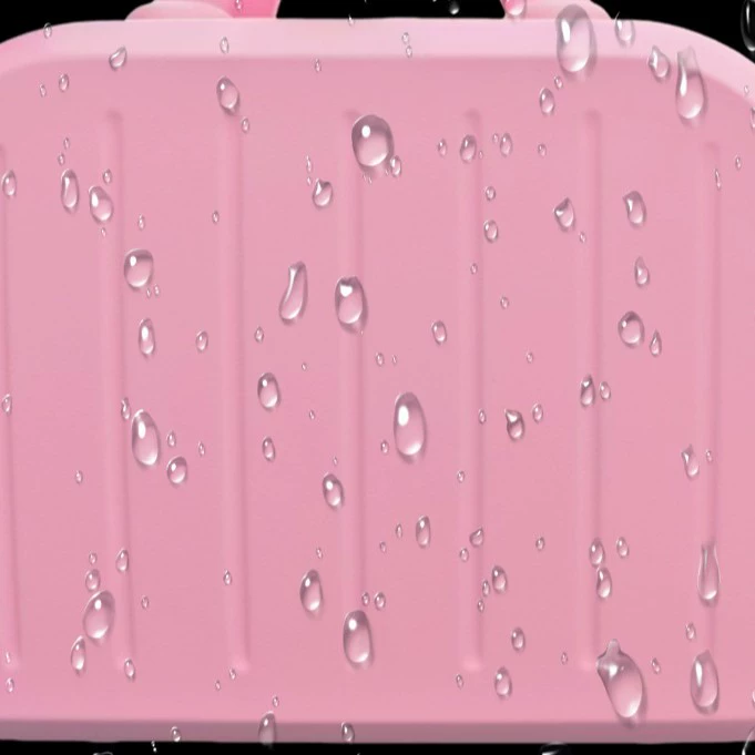 Fuchsia handheld suitcase, cosmetic bag, gift box, storage box, 14inch