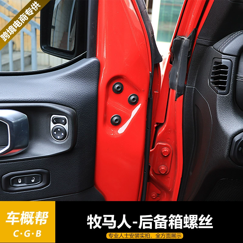 Подходит для винтов багажника Wrangler JL18 Оригинальный-M8*38 винт (8 шт/комплект)