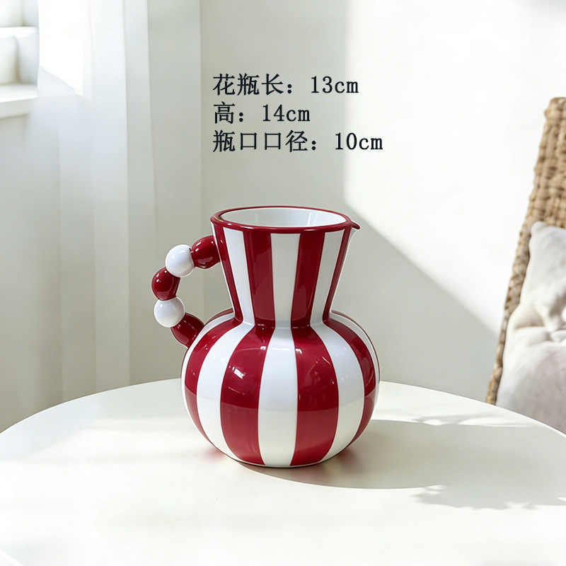 Vaso de una sola oreja - rojo