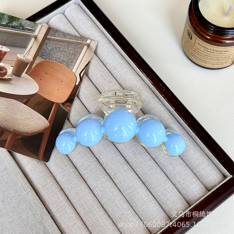 Gran clip de tiburón para el cabello, agarre fuerte, estilo simple y elegante, accesorio trasero para mujeres, proveedor directo de Yiwu